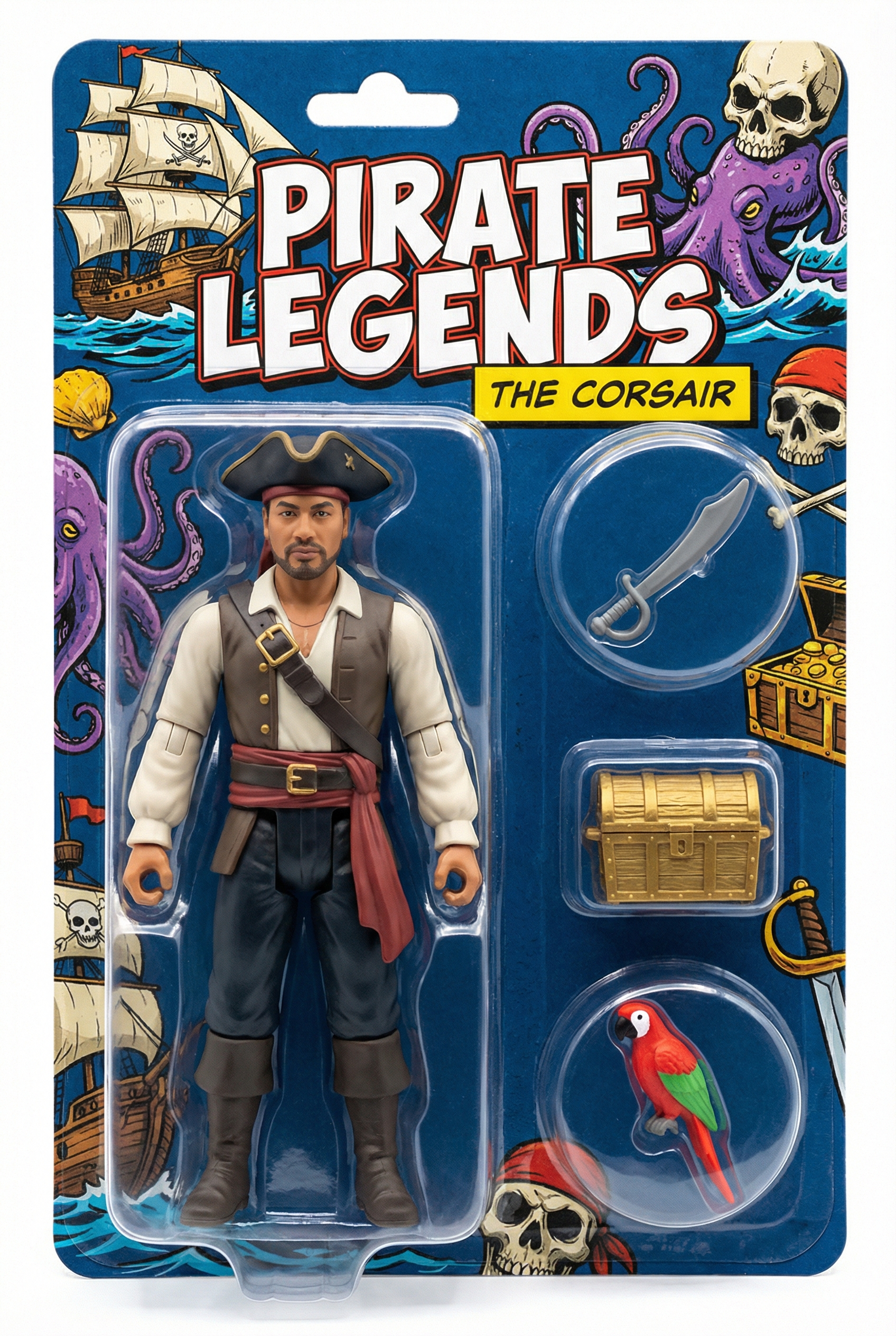 The Legend of You: 90s Pirate Action Figure