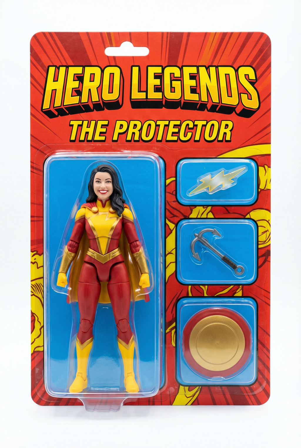The Legend of You: 90s Superhero Action Figure