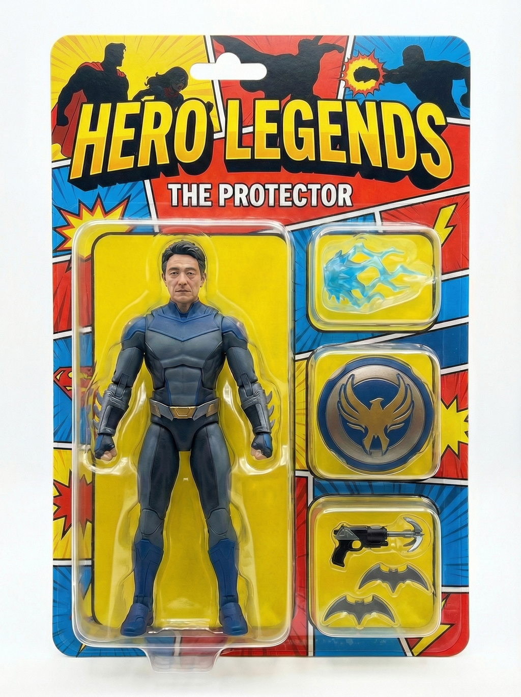 The Legend of You: 90s Superhero Action Figure