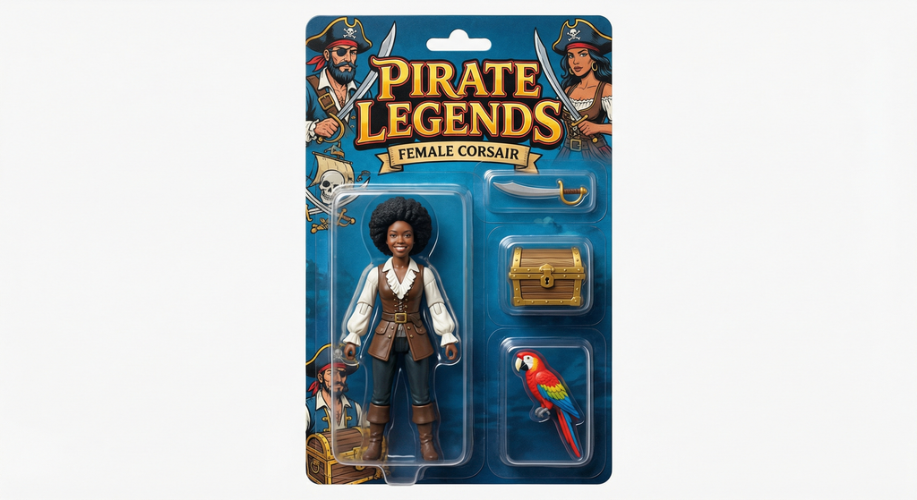 The Legend of You: 90s Pirate Action Figure