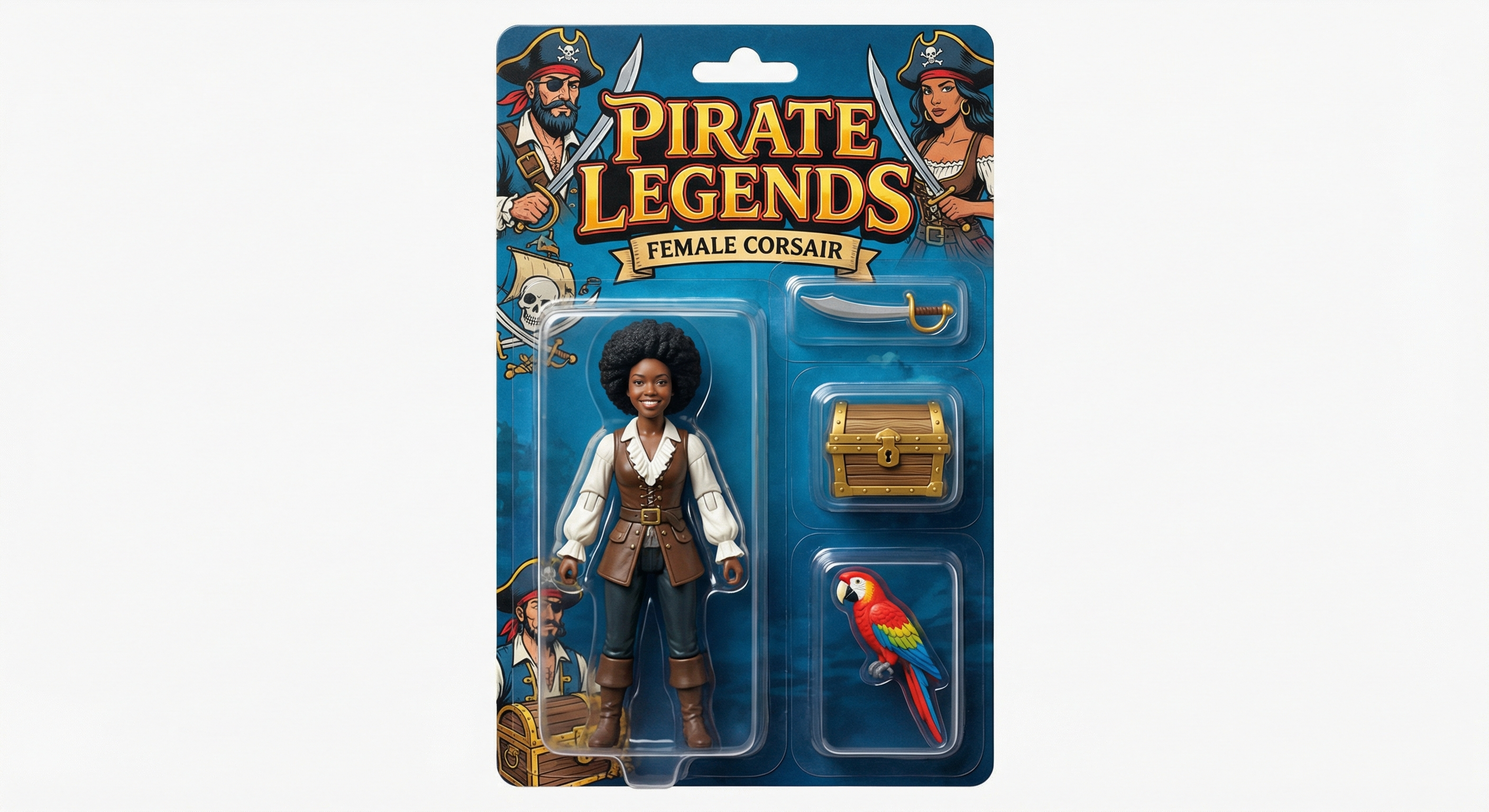 The Legend of You: 90s Pirate Action Figure
