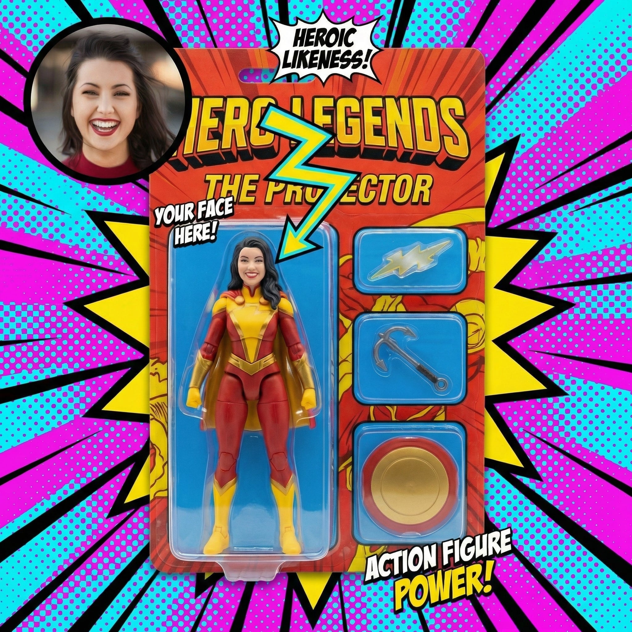 White Female Superhero