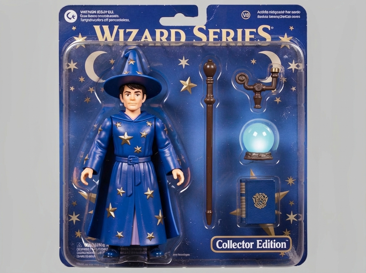 The Legend of You: 90s Wizard Action Figure